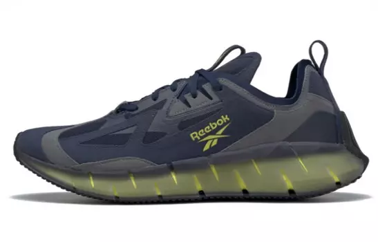 Кроссовки Zig Kinetica унисекс с низким верхом темно-синие Reebok