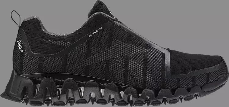 Кроссовки zigwild tr 2 'black gravel' Reebok, черный