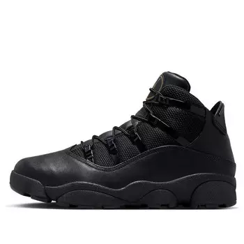 Кроссовки зимние 6 колец Air Jordan, черный