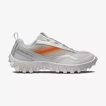 Кроссовки зимние унисекс Salomon Snowclog x Aries Arise, светло-серый/оранжевый