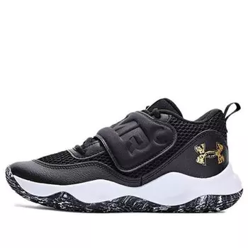 Кроссовки zone bb 2 'black metallic gold' Under Armour, черный
