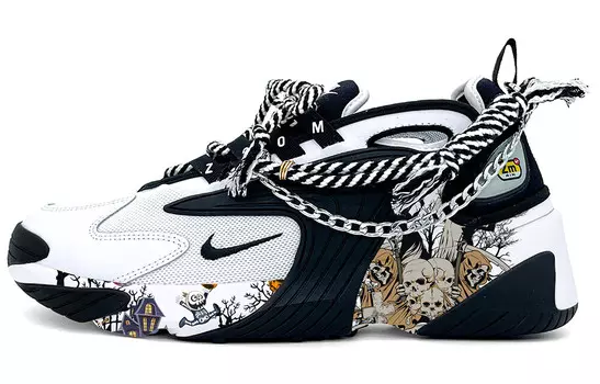 Кроссовки Zoom 2K для бега унисекс с низким верхом серые Nike