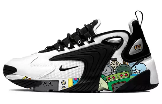 Кроссовки Zoom 2K для бега унисекс с низким верхом серые Nike