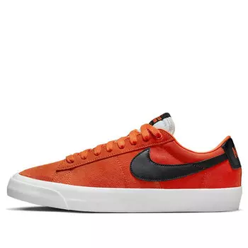 Кроссовки zoom blazer low pro gt sb 'team orange' Nike, оранжевый