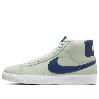 Кроссовки zoom blazer mid sb Nike, зеленый