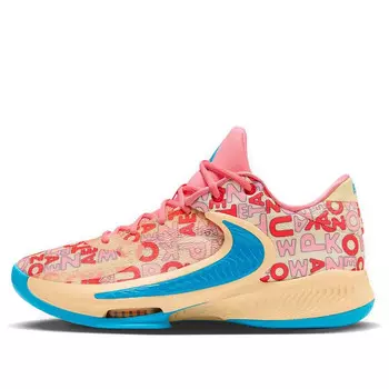 Кроссовки zoom freak 4 ep 'letter bro coral' Nike, мультиколор