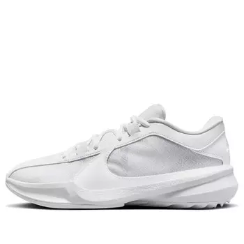 Кроссовки zoom freak 5 'triple white' Nike, белый