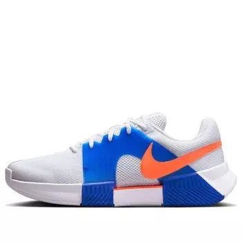 Кроссовки zoom gp challenge 1 'white hyper royal crimson' Nike, белый
