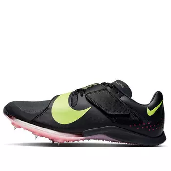 Кроссовки zoom long jump 'anthracite pink volt' Nike, черный