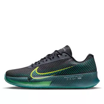 Кроссовки zoom vapor 11 hc 'black bright cactus' Nike, мультиколор