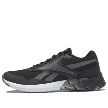 Кроссовки ztaur run 'black grey' Reebok, черный