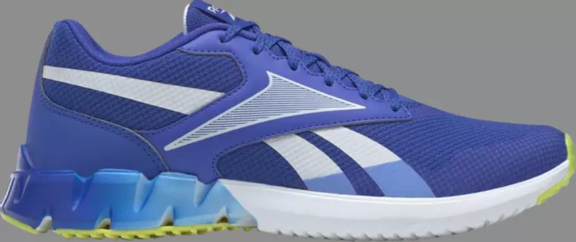 Кроссовки ztaur run 'court blue acid yellow' Reebok, синий