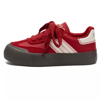 Кроссовки Zun'er Skateboarding Shoes Unisex Low-top, бежевый/черный