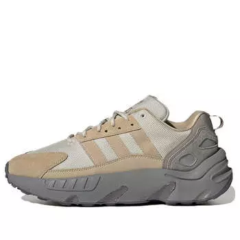 Кроссовки zx 22 boost 'aluminium magic beige' Adidas, бежевый