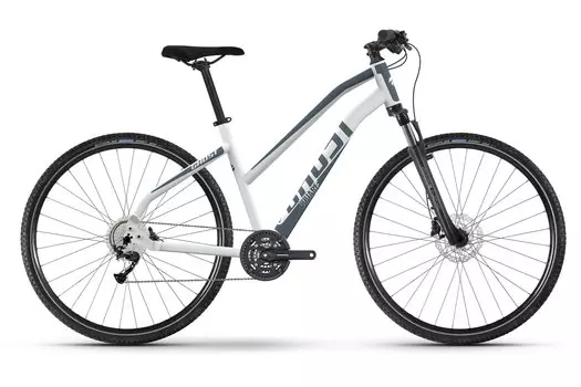 Кроссовый велосипед Ghost Square Cross Mid - 28 дюймов - Damen Sport - 2024, цвет Grau|light grey/dark grey - matt