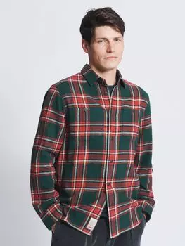 Кроул Рубашка Aubin, зеленый чек