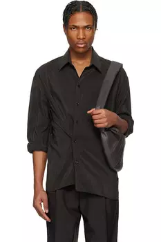 Крученая футболка Lemaire, цвет dark espresso