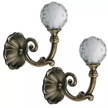 Крючки для удержания штор Otviap, темно-бронзовый