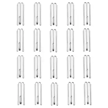 Крючок для штор, серебристый, 20 шт. RIKTIG IKEA