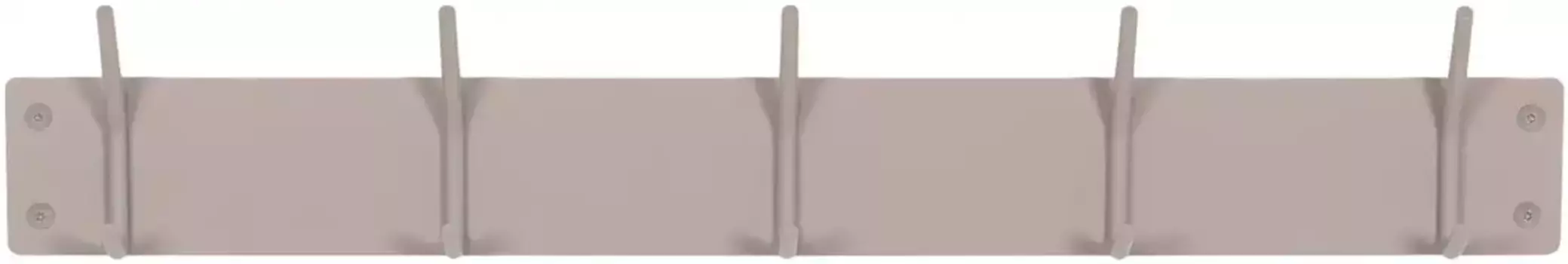 Крючок Spinder Design, металл, неподвластный времени дизайн, 5 крючков, ширина 70 см 70х12х6 см, цвет Silky Taupe