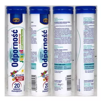 Kruger, Витаминный шипучий иммунитет для детей, 84 г Inne