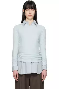 Круглая футболка Amomento, синий