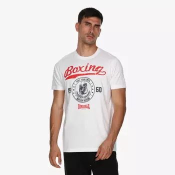 Круглая футболка Lonsdale, белый