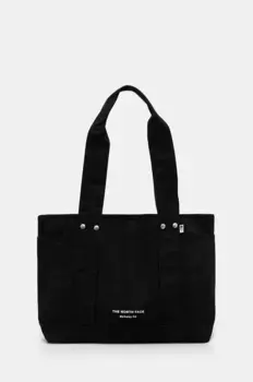 Круглая хлопковая сумочка The North Face, черный