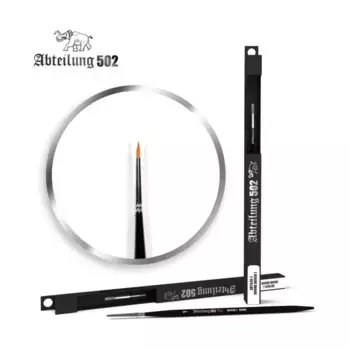 Круглая кисть 1, Abteilung 502 - Marta Kolinsky Brushes (AK-Interactive)