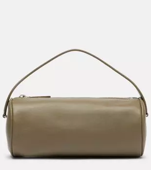 Круглая кожаная сумка-тоут в стиле 90-х The Row, Sage Ans