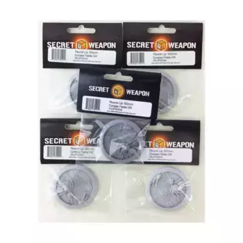 Круглая основа для губ, 50 мм № 4 — Corpse Fields (5 упаковок), Miniature Bases - Corpse Fields