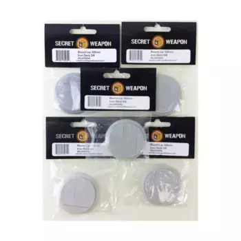 Круглая основа для губ 50 мм № 4 — Iron Deck (5 шт.), Miniature Bases - Flight Deck