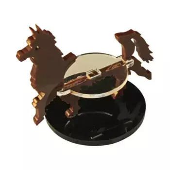 Круглая подставка, 40 мм — крепление для персонажа ламы, коричневое, Token Sets - Mount Markers (28mm) (Litko Aerosystems)