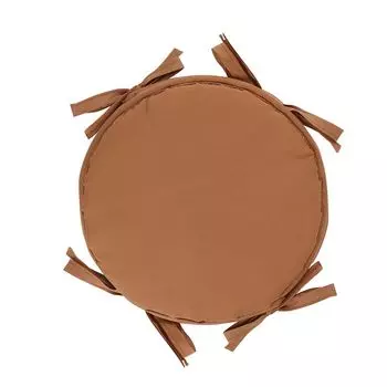 Круглая подушка, удобные нескользящие мягкие круглые подушечки для сиденья стула для стула, коричневый Stuttg