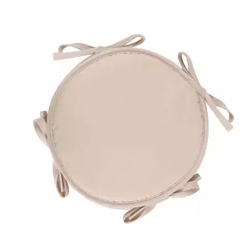 Круглая подушка, удобные нескользящие мягкие круглые подушечки для сиденья стула, бежевого цвета Stuttg