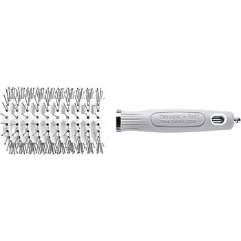 Круглая щетка Ceramic Plus Ion Turbo Vent Pro, большая, 45/70 мм, Olivia Garden
