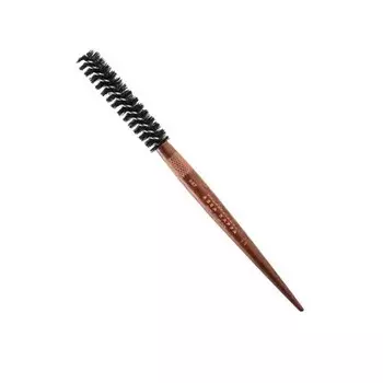 Круглая щетка для волос Twisted Wire Brush 907 с ручкой из дерева Kotib 23 см Acca Kappa