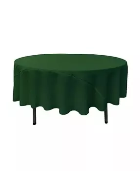 Круглая скатерть из полиэстера и поплина шириной 90 дюймов – прочная и элегантная скатерть для стола Slickblue, зеленый