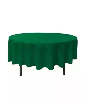 Круглая скатерть из полиэстера и поплина шириной 90 дюймов – прочная и элегантная скатерть для стола Slickblue, зеленый