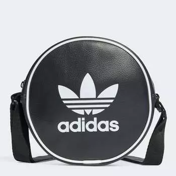 круглая сумка Adicolor adidas Originals, цвет Black