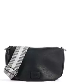 Круглая сумка через плечо Bestie из переработанной кожи Fredsbruder, черный