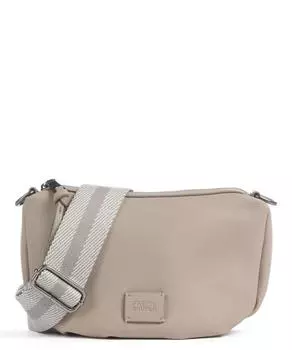 Круглая сумка через плечо Bestie из переработанной кожи Fredsbruder, коричневый