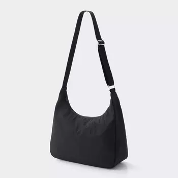 Круглая сумка на плечо GU, черный