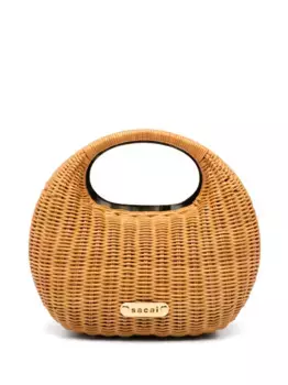 Круглая сумка-тоут SACAI, желтый