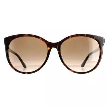 Круглая женская гавана с градиентом gg0729sa Gucci, коричневый