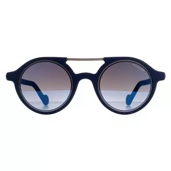 Круглое темно-синее зеркало ML0083 Moncler, синий