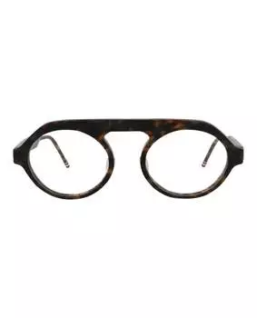 Круглые ацетатные оптические оправы Thom Browne, цвет tortoise tortoise transparent
