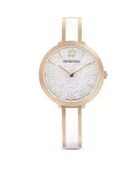 Круглые часы Crystalline Delight Swarovski, белый