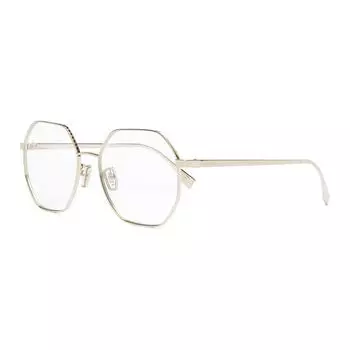 Круглые металлические оптические оправы FENDI