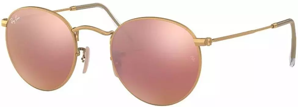Круглые металлические солнцезащитные очки Ray-Ban